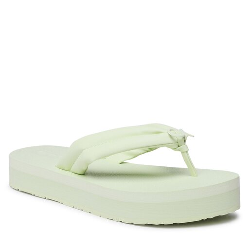 Σαγιονάρες Calvin Klein Flatform Flip Flop W/Hw HW0HW01503 Spirit Green LKM