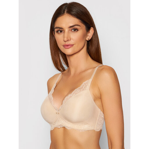 Triumph Reggiseno senza ferretto Amourette Charm 10201694 Beige