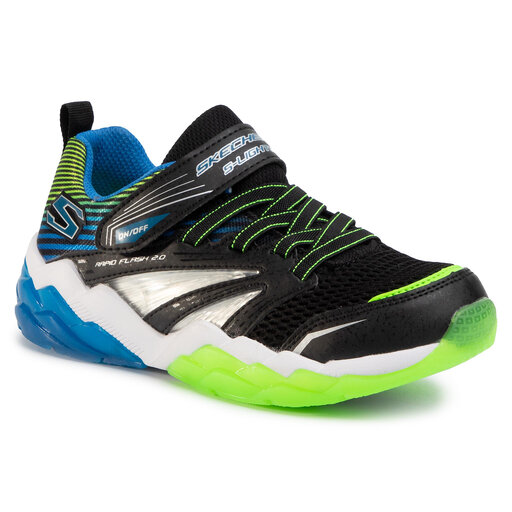 Sneakersy Skechers Rapid Flash 2.0 90725L BBLM Blk Blue Lime