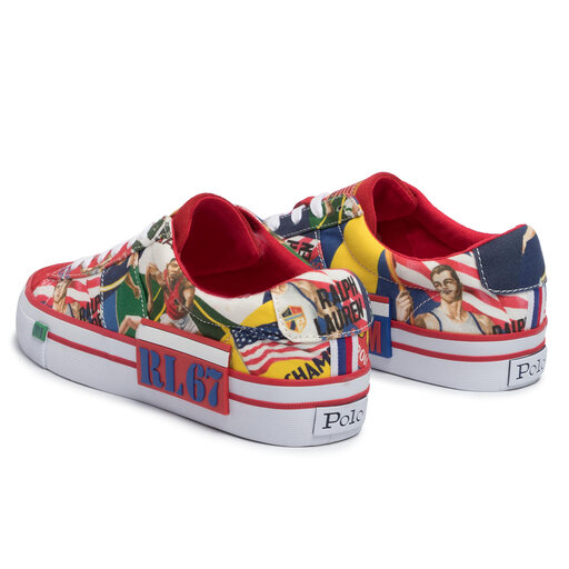 Sayer collage canvas sneaker top