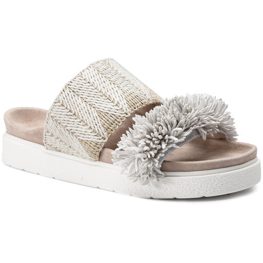 Ciabatte Inuikii Slipper Raffia 70104 18 White escarpe