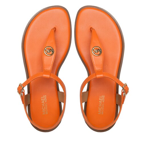 Michael Kors Orange Sandals Michael Kors Lyssa Thong Orange Flip