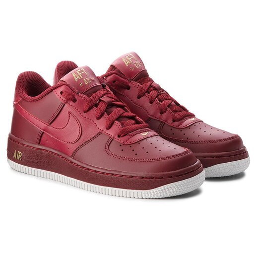 Zapatillas Nike Air Force 1 GS 314192 613 Guinda burdeos zapatos.es