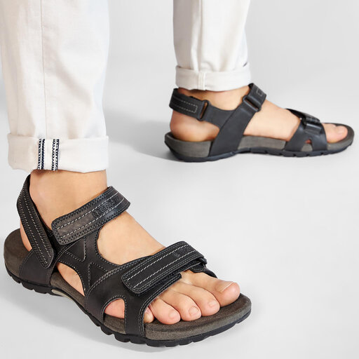 Sandalen Merrell Sandspur Rift Strap J342315C Schwarz eschuhe