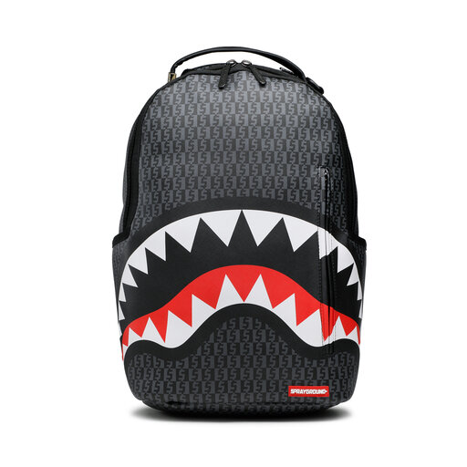 バッグ SPRAYGROUND Kuprinės SPRAYGROUND Money Check Grey Dlx Backpack