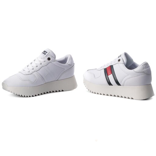 Sneakers Tommy Jeans High Cleated Sneaker EN0EN00288 Blanc fr.eschuhe.ch
