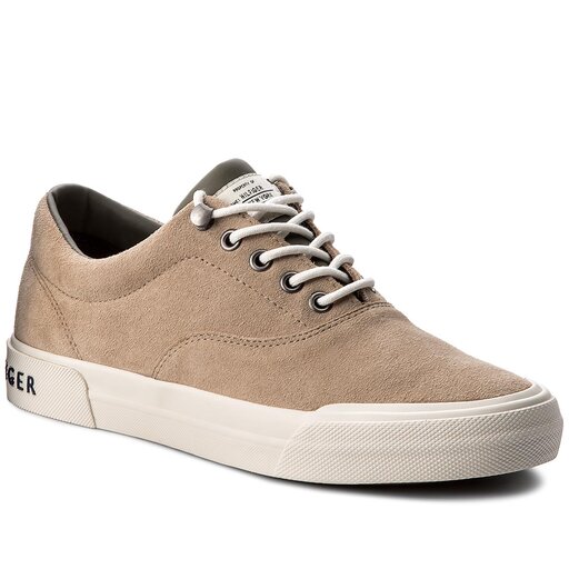 Tommy hilfiger heritage suede sneaker best sale