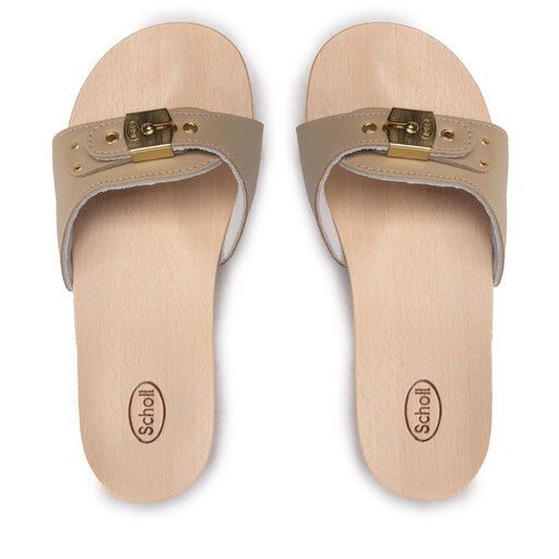 Ciabatte Scholl Pescura Heel Original F23868 1056 Beige