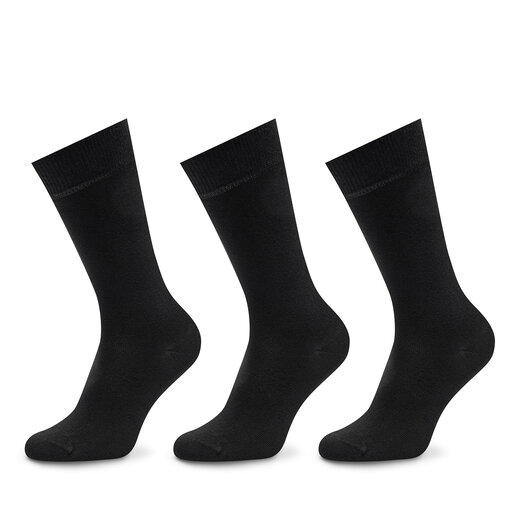 Lot de 3 paires de chaussettes hautes homme Pepe Jeans PMU30042 Noir chaussures