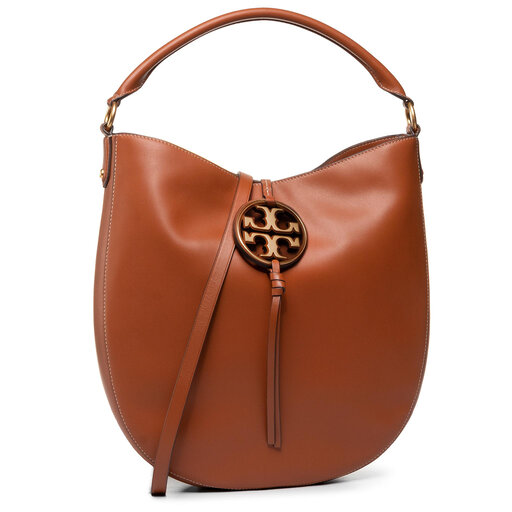 Kabelka Tory Burch Miller Metal Slouchy Hobo 61179 Aged Camello