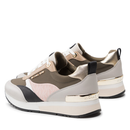 Michael kors allie hotsell trainer sneakers olive