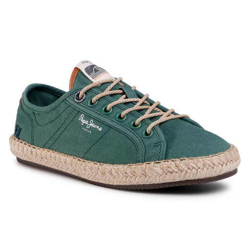 Espadrilky Pepe Jeans Tourist Island Boys PBS10092 Leaf Green 676