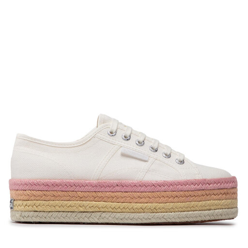 Espadrilles Superga 2790 Multicolor Rope S3114CW White Avorio