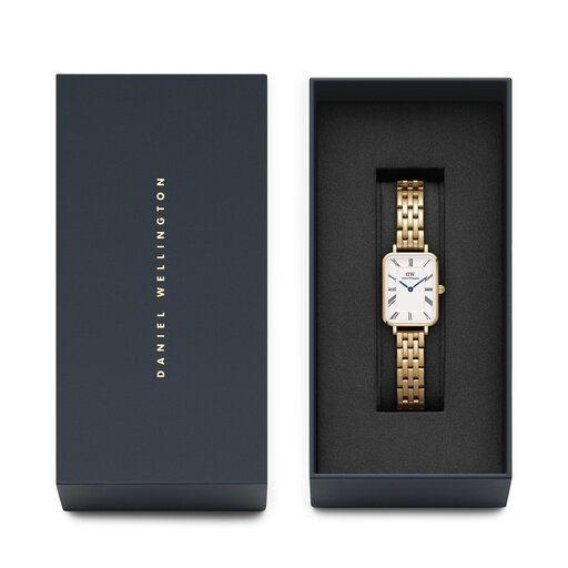 Daniel Wellington 腕時計 Quadro Roman Numerals 5- DW00100688 Quadro Roman Numerals 5-Link Silver