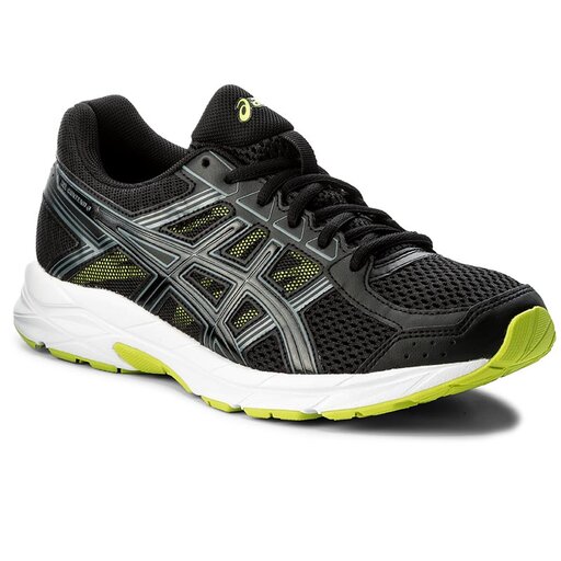 Cip Asics Gel Contend 4 T715N Black Black Energy Green 9090