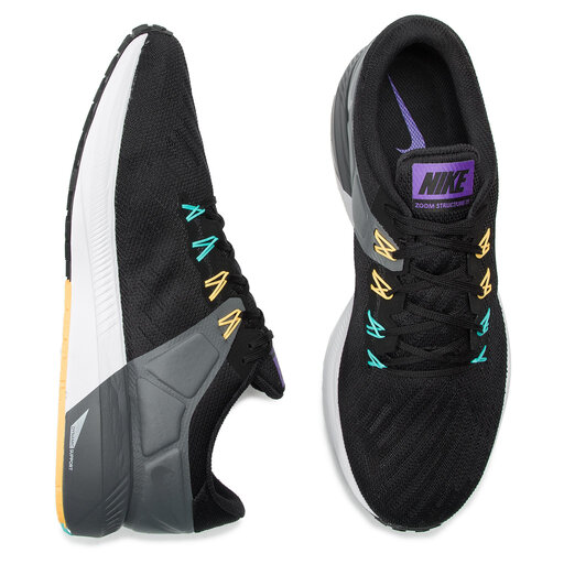 Pantofi Nike Air Zoom Structure 22 AA1636 008 Black White Dark