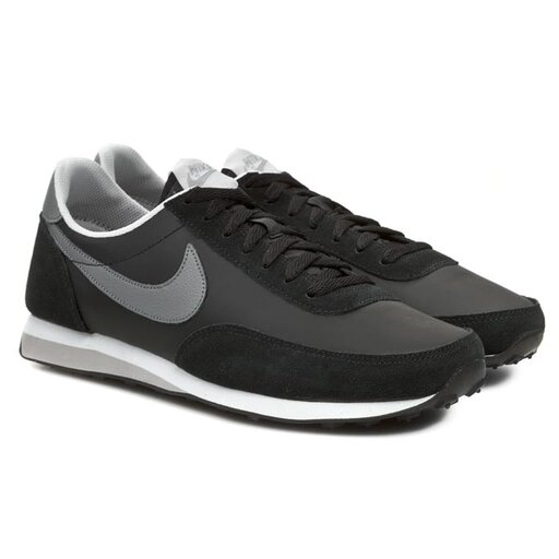 Boty Nike Elite Leather Si 444337 015 Black Cool Grey Wolf Grey