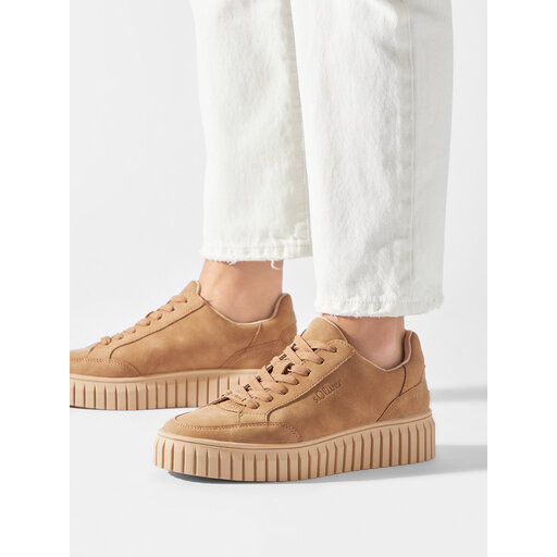 s oliver sneaker camel