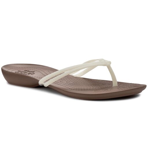 Zehentrenner Crocs Isabella Flip W 204004 WeiB eschuhe