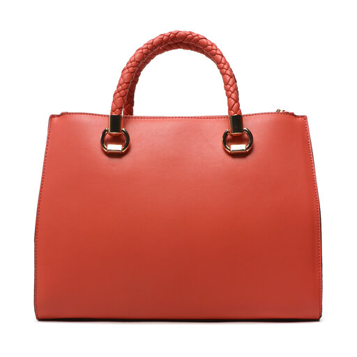 Borsetta Liu Jo M Satchel Double AA3242 E0013 Corallo escarpe