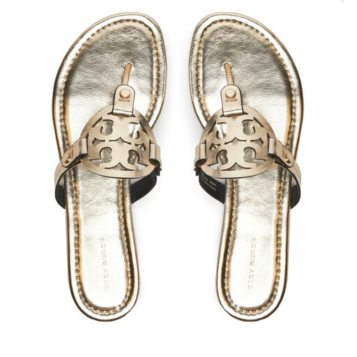 В'єтнамки Tory Burch Miller 162596 Золотий | evzuttya.com.ua