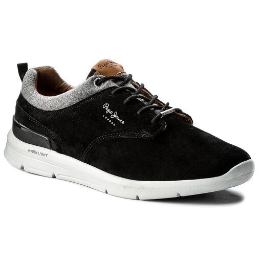 Escabullirse invención viceversa Sneakers Pepe Jeans Jayden Suede PMS30389 Black 999 • Www.zapatos.es