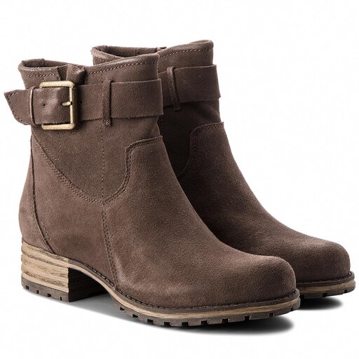 Clarks marana amber suede booties sales