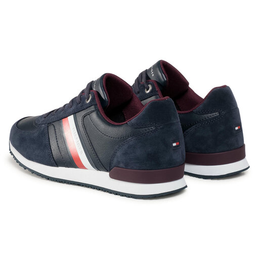Sn keri Tommy Hilfiger Iconic Mix Runner FM0FM03000 Tum i zils eapavi.lv
