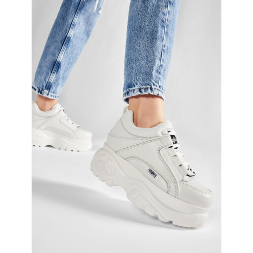 Zapatillas buffalo blancas discount