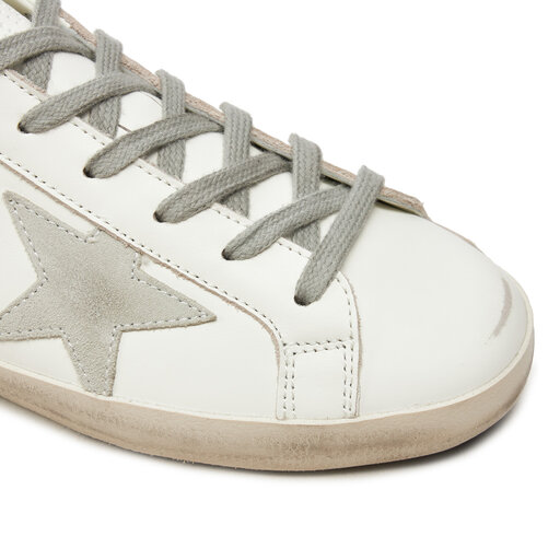 スニーカー Golden  GWF00102F00256910914 Sneakers Super Star Super-Star スニーカー ホワイト レザー グリッターヒールタブ
