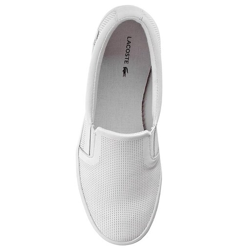 Sneakers aus Stoff Lacoste Gazon Slip On 116 1 Caw 7 31CAW0116001 Wht
