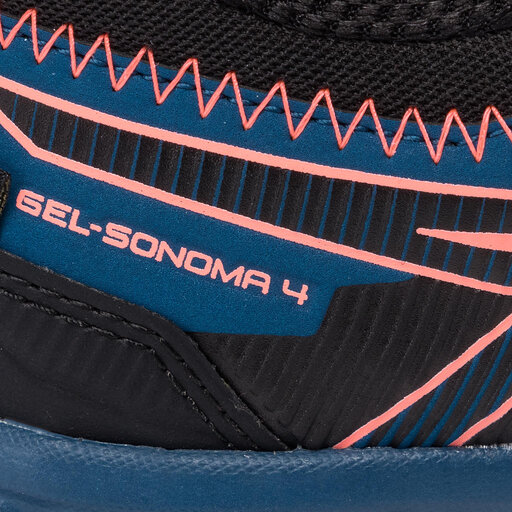 Čevlji Asics Gel-Sonoma 4 G-tx GORE-TEX 1012A191 Mako Blue/Sun Coral 400 •  Eobutev.si
