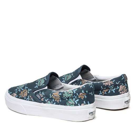 Teal vans slip deals on
