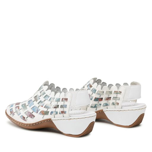 Sandalen Rieker 47156-82 Weiß