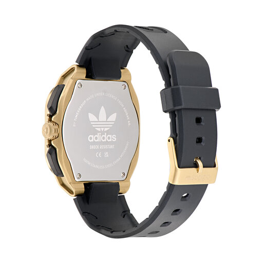 Adidas watch black and gold top