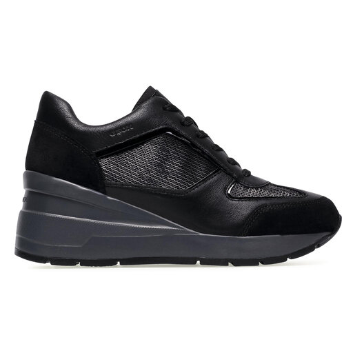 Laisvalaikio batai Geox D Zosma A D028LA 08522 C9999 Black • Www.eavalyne.lt