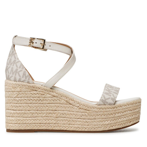 Espadrilles MICHAEL Michael Kors Serena Wedge Espadrille 40S2SEMS1B Fehér