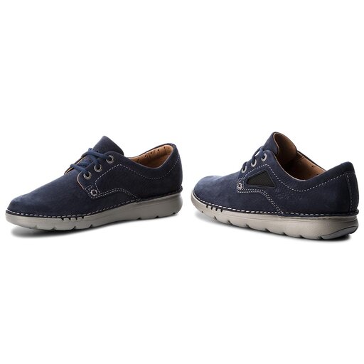 Clarks Unnature Plain 261320347 Navy Nubuck obuvki.bg