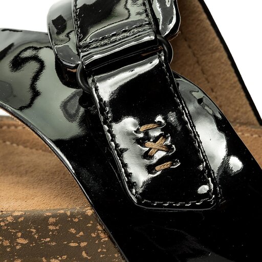 lepet s per pir t Clarks Rosilla Durham 261325564 Black Patent
