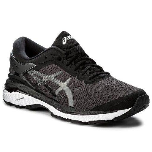 Buty Asics Gel Kayano 24 T749N Black Phantom White 9016 eobuwie .pl