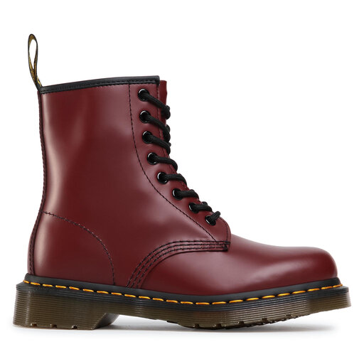 Botas de combate Dr. Martens 1460 Smooth 11822600 Guinda burdeos zapatos.es