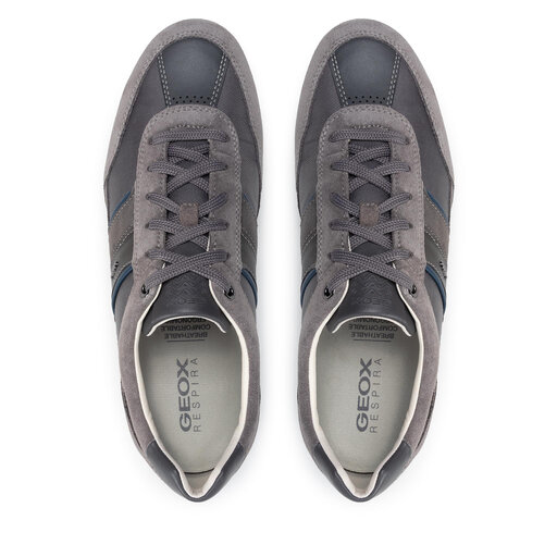 Sneakersy Geox U Wells C U52T5C 02211 C9002 Dk Grey