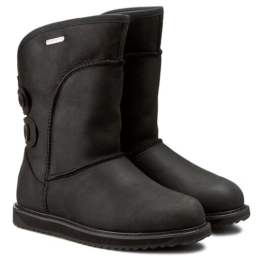 Boty EMU Australia Charlotte Leather W11248 Black eobuv.cz