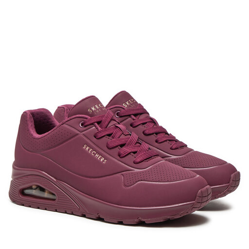 Sneakers Skechers Uno Stand On Air 73690 PLUM Bordeaux chaussures