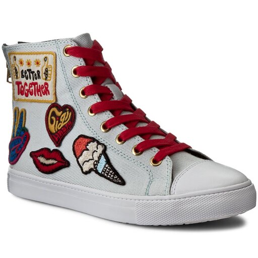 Sneakers Tommy Hilfiger High Top Sneaker Gigi Hadid 1C FW0FW01134 White 100 escarpe
