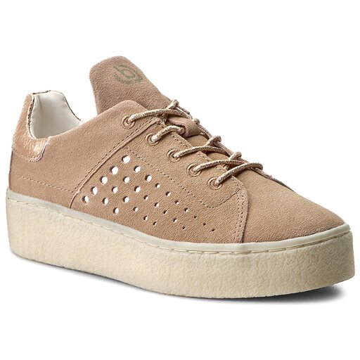 Beige Sneakers Bugatti Plateau Sneaker Bugatti Sneakers 321-ASR01