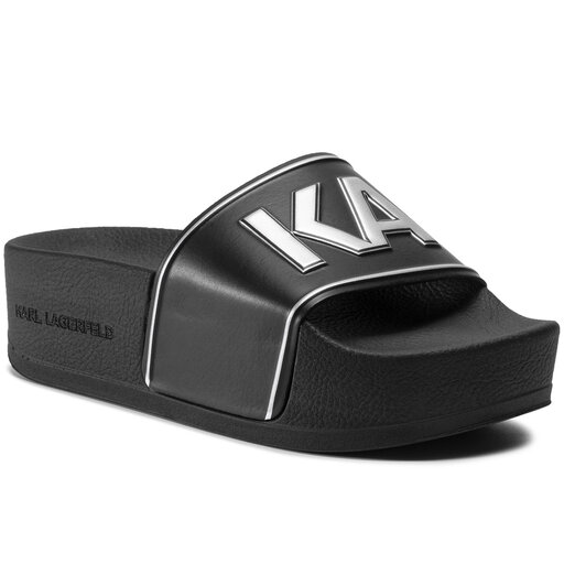 Șlapi KARL LAGERFELD KL80810 Black Rubber | epantofi.ro