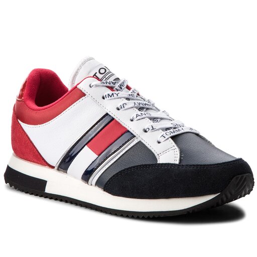 Laisvalaikio batai Tommy Jeans Casual Retro Sneaker EN0EN00317 Tamsiai m lyna eavalyne.lt