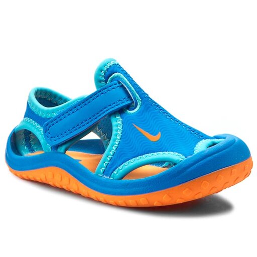 Sandalias Nike Sunray (Td) 344925 418 Photo Blue/Total Orange/Gmm Bl • Www.zapatos.es