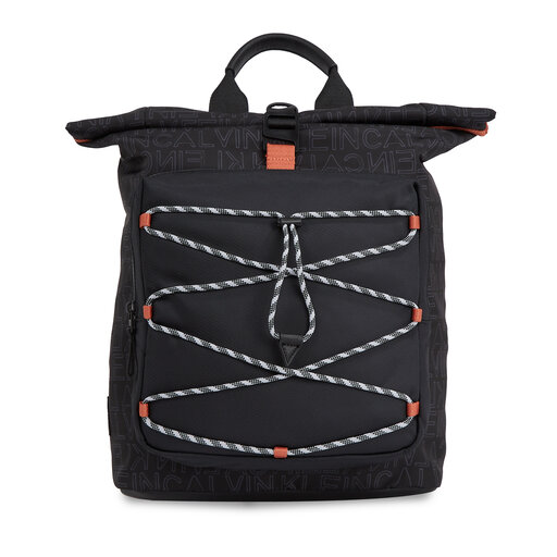 Mochila Calvin Klein Ck Must T Hike Roll Top Bp Mono K50K510560 Negro zapatos.es
